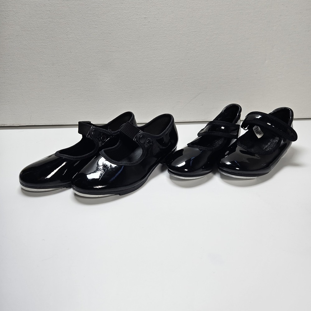 Freestyle A Danskin Company Soy Danca 9 10 Black Tapdance Tap Dance Shoes Bundle